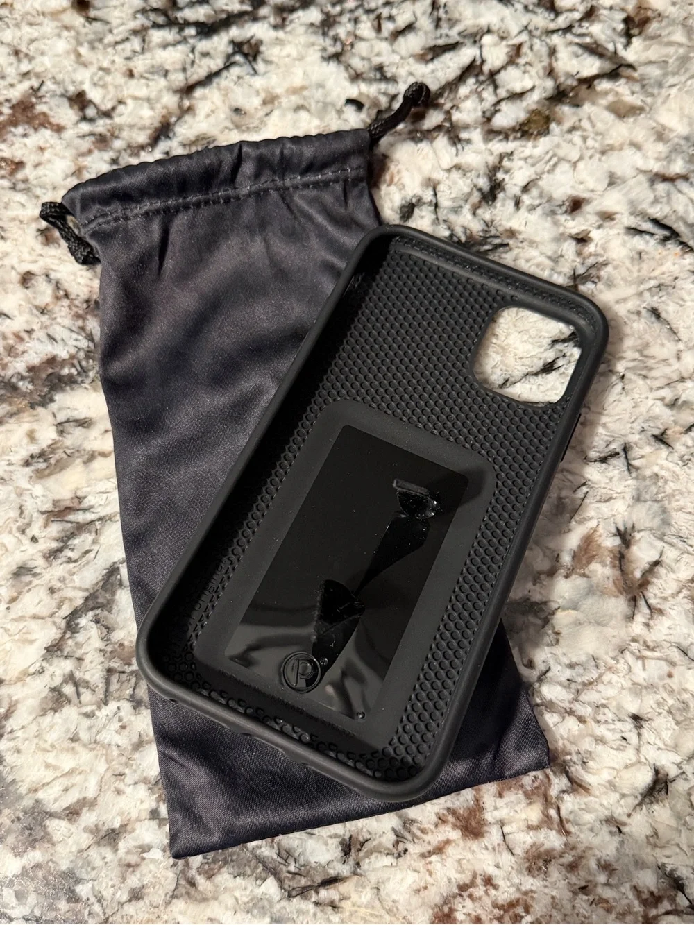 Loopy Black Leopard Print IPhone 11 Case